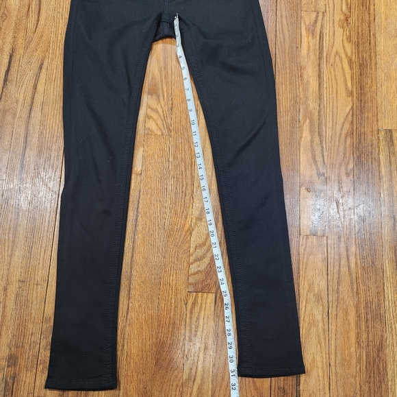 ROCK REVIVAL Size 26 Hard To Find Style ALBA 31 Inseam BLACK SKINNY JEAN - Picture 14 of 16